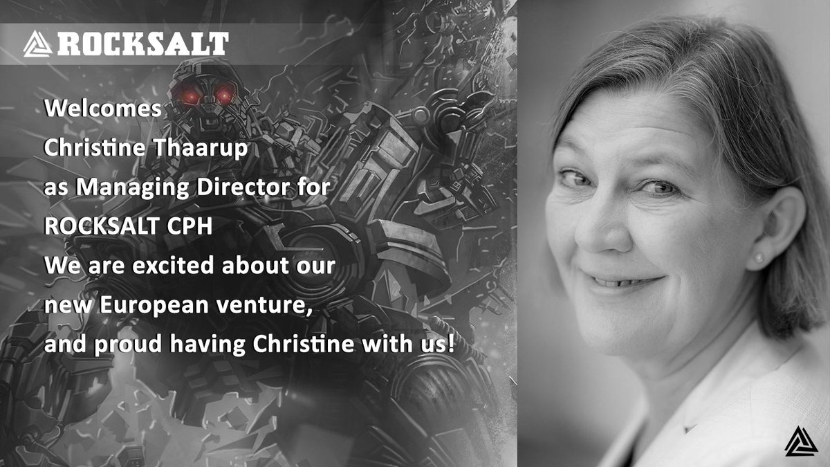 #Rocksalt announces the opening of Rocksalt CPH ApS. Located in Copenhagen’s central business district. It is ably headed as Managing Director by Christine Thaarup, a seasoned player in the Games business.