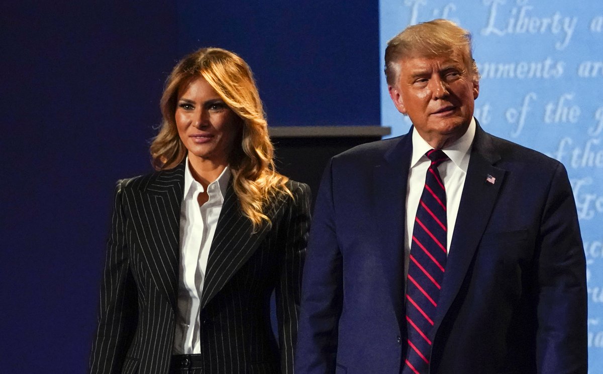 ajplus's tweet photo. BREAKING: President Trump says he and Melania Trump have tested positive for #COVID19.

They are among over 7.2 million Americans who have tested positive for the virus. https://t.co/2eB8AVfaKz
