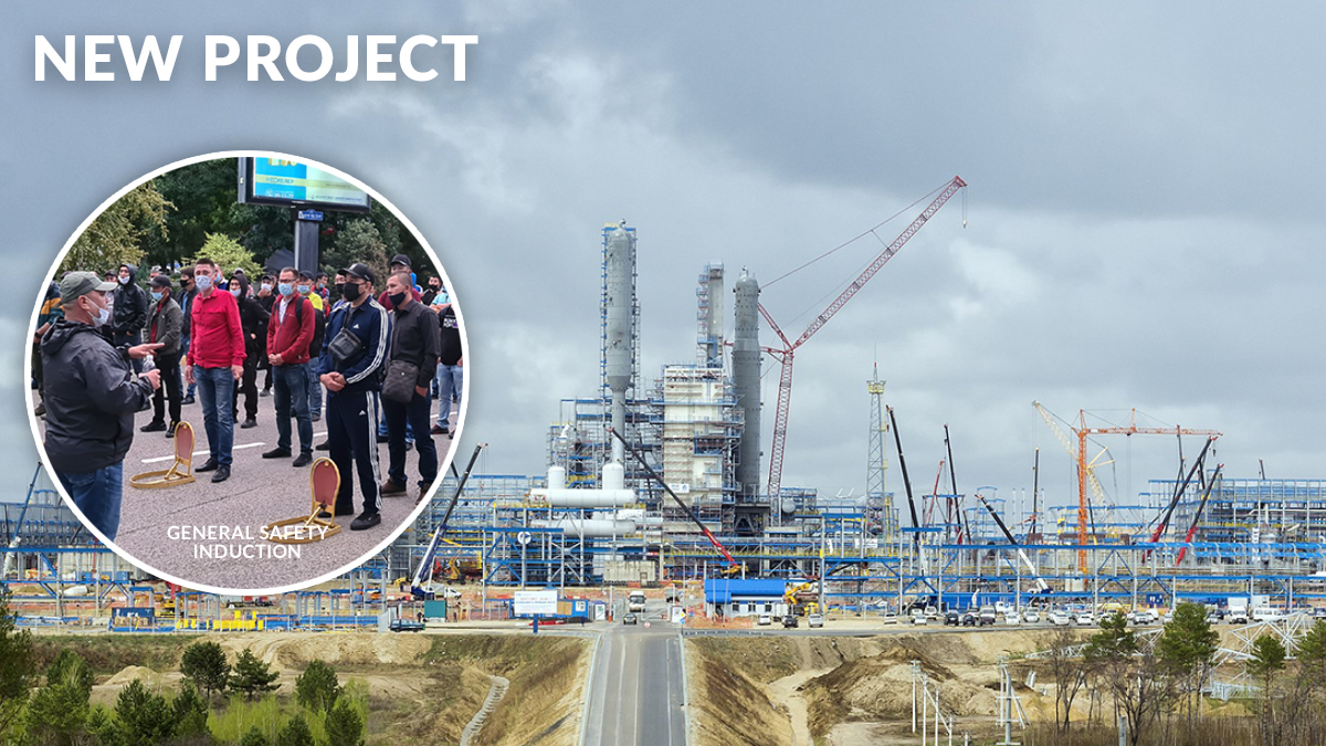 infra_del_p's tweet photo. #InfraDelProjects signed the #contract for process #piping in Amur Gas Processing Plant Project, located in Svobodny, #Amur, Russia. The first group of #employees undertook General Safety #Induction conducted by Project and #HSE Management, before their departure from #Shymkent. https://t.co/vK5DfYk0Mn