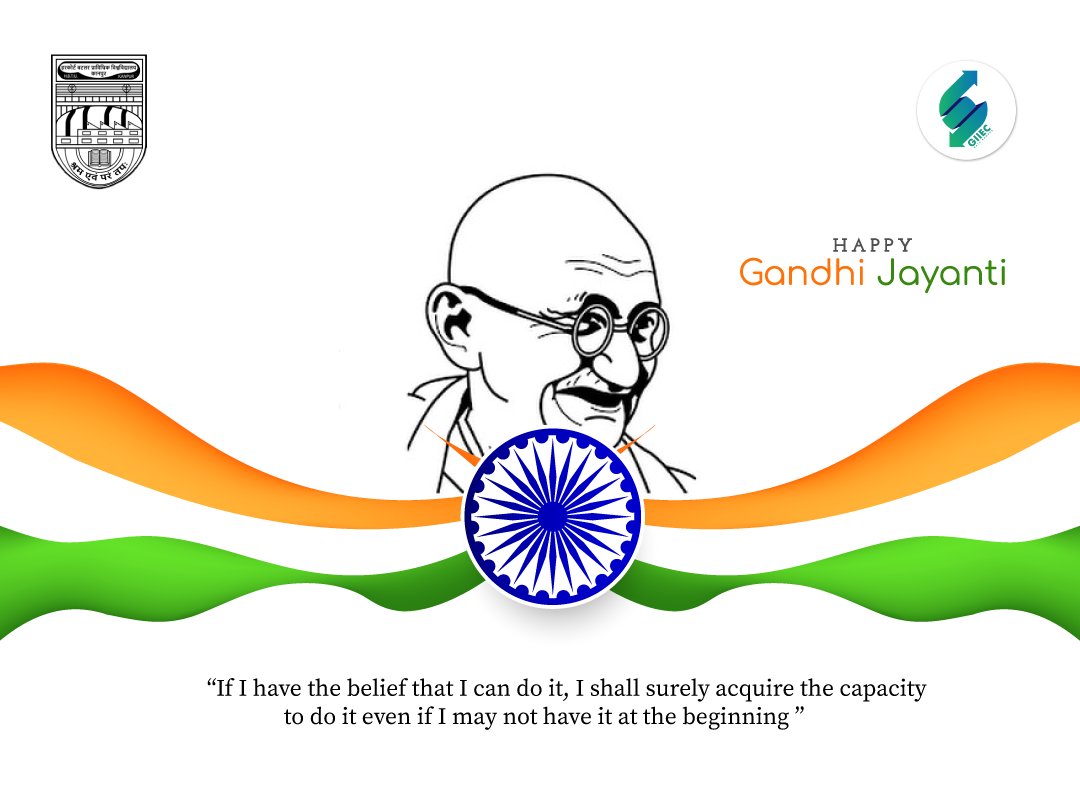 tbifhbtu's tweet image. &quot;If I have the belief that I can do it, I shall surely acquire the capacity to do it even if I may not have it at the beginning.&quot;
Happy Gandhi Jayanti 
#india #leadership #leader #ecell #ecellhbtu #hbtu #success #democracy