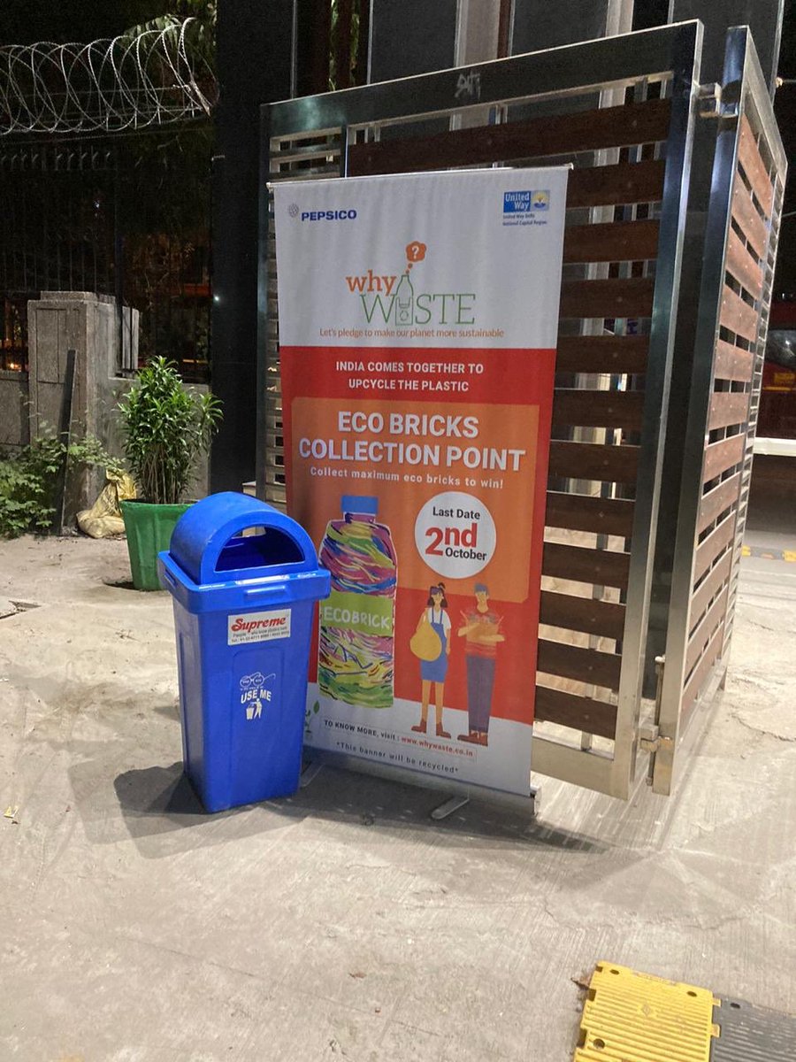 Great to see communities getting together and creating awareness #SwachhBharatMission . Wonderful initiative #whywaste by @PepsiCoIndia and @unitedway_delhi @UnitedWay on #upcycling of plastic. @SwachhBharatGov @SwachSurvekshan @PMOIndia @narendramodi #ecobricks