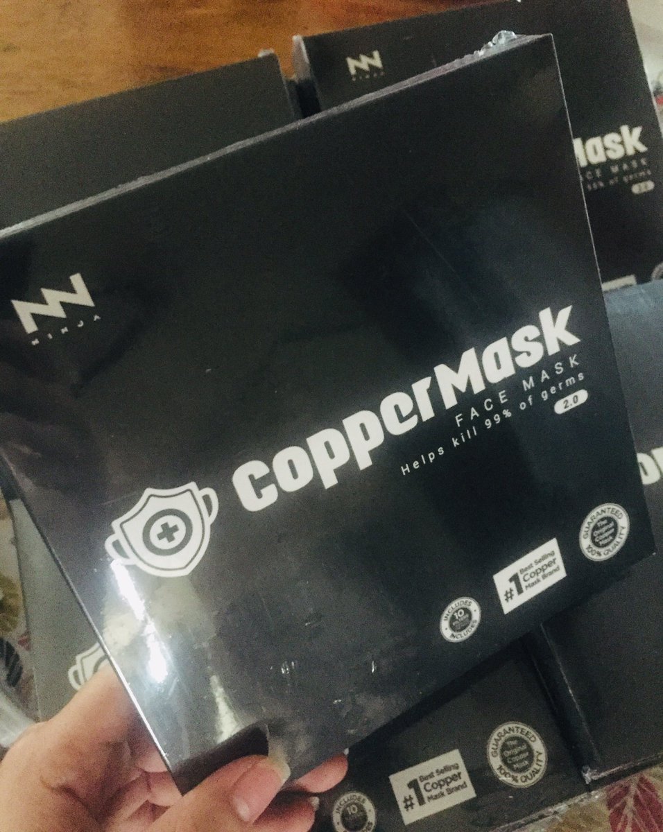 coppermaskph's tweet photo. Protect yourself and  your lovedones! Avail the best mask during this Pandemic! Kills 99.9% bacteria! FDA approved! 

CopperMask 2.0!  the New-norm Mask! For orders just message us or 

click 👉🏼👉🏼 CopperMask Link 👇🏻
https://t.co/Ve5TsNeGOv

Or here 👇🏻

https://t.co/vCOzJ1w68J https://t.co/1uCKDs2ysE