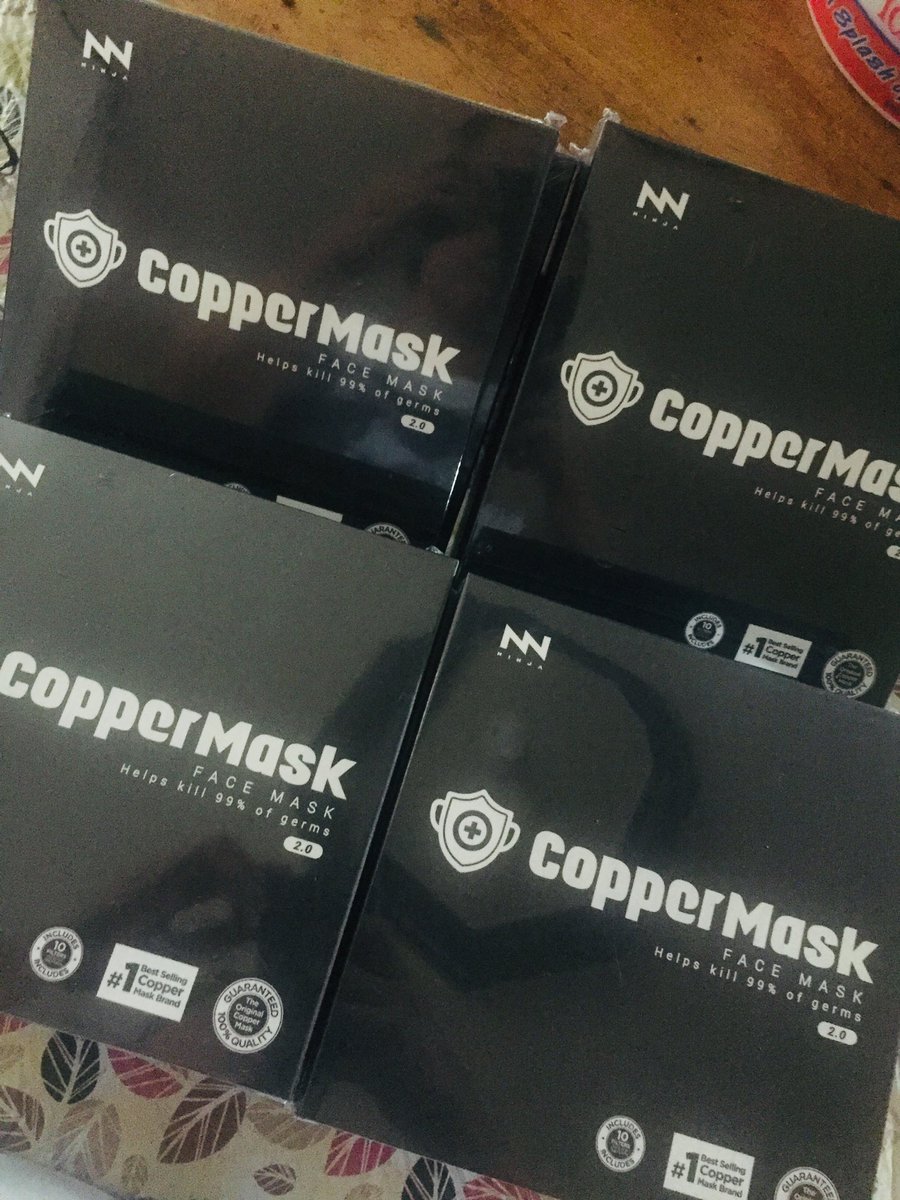 coppermaskph's tweet photo. Protect yourself and  your lovedones! Avail the best mask during this Pandemic! Kills 99.9% bacteria! FDA approved! 

CopperMask 2.0!  the New-norm Mask! For orders just message us or 

click 👉🏼👉🏼 CopperMask Link 👇🏻
https://t.co/Ve5TsNeGOv

Or here 👇🏻

https://t.co/vCOzJ1w68J https://t.co/1uCKDs2ysE