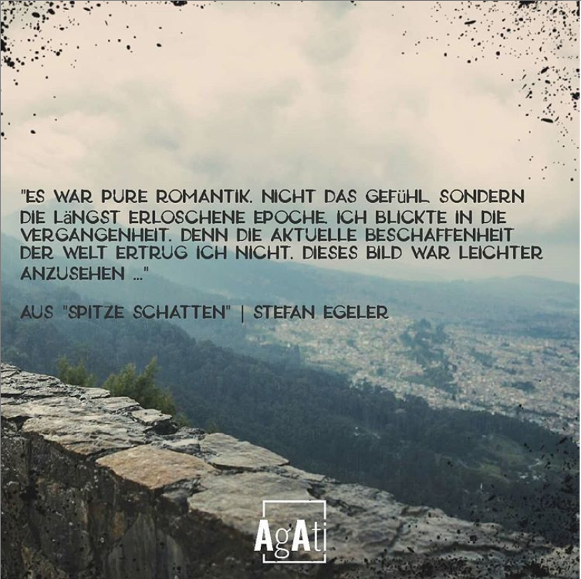 AgatiAutoren's tweet photo. Es war pure Romantik. Nicht das Gefühl, sondern die längst erloschene Epoche. Ich blickte in die Vergangenheit. Denn die aktuelle Beschaffenheit der Welt ertrug ich nicht. Dieses Bild war leichter anzusehen...
@EgelerStefan - Spitze Schatten https://t.co/mON4GqA6Ui