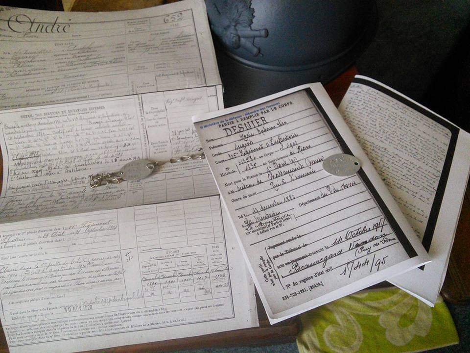 C'était il y a 5 ans déjà. Le début de ma crise de boulimie de recherche ! DESNIER Marie Ephrem Léon dit Léon est mon premier poilu à avoir eu son parcours retracé.
Point de départ de mon aventure #LesPoilusdeFleury puis #YonneDoughboys