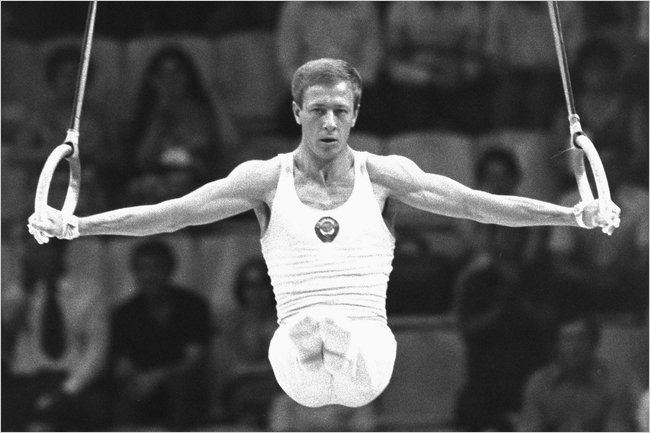 #71Nikolai Andrianov, the 15 time OLY medalist from  & 's Mitsuo Tshukahara shared a famous rivalryWhen the latter wanted his son to learn gymnastics though, he wanted Andrianov to coach him - and so he didYoung Naoya under his tutelage participated in 3OLY and won 1