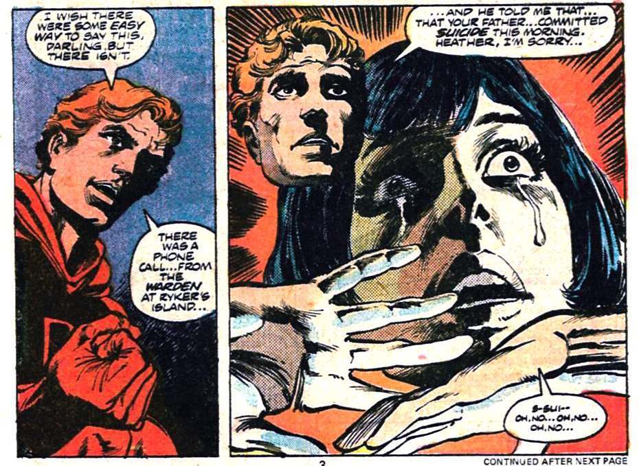 This sequence of events brings up an interesting first in Daredevil. Earlier in the book’s story, Heather Glenn learns Daredevil's true identity of Matt and blames him for the death of her father.DD #151by (W) Roger McKenzie, Jim Shooter, Gil KaneArt by Gil Kane, Klaus Janson