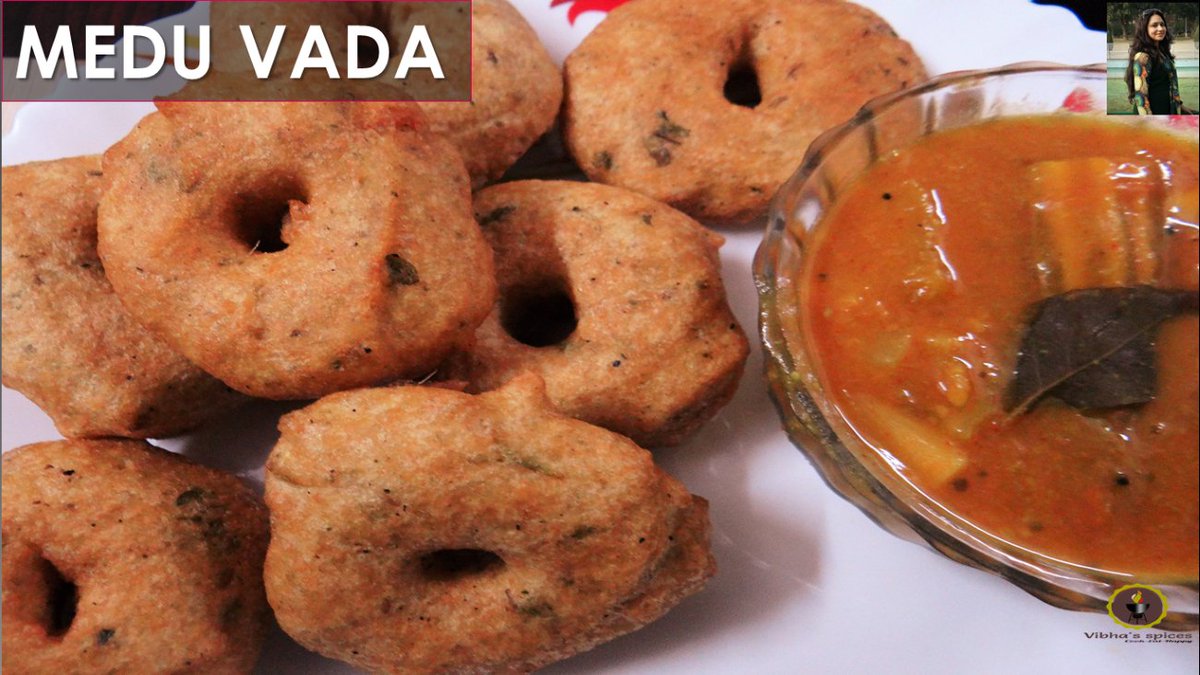 Vibha's Spices (@vibhasspices) on Twitter photo Hello Friends-Enjoy this South indian medu vada recipe with coconut chutney or sambhar .Please do try out this recipe.
Full video is on my channel- <a href="/VibhasSpices/">Vibha's Spices</a>
YouTube link-youtu.be/xKmhWlhQWss Hello Friends-Enjoy this South indian medu vada recipe with coconut chutney or sambhar .Please do try out this recipe.
Full video is on my channel- <a href="/VibhasSpices/">Vibha's Spices</a>
YouTube link-youtu.be/xKmhWlhQWss