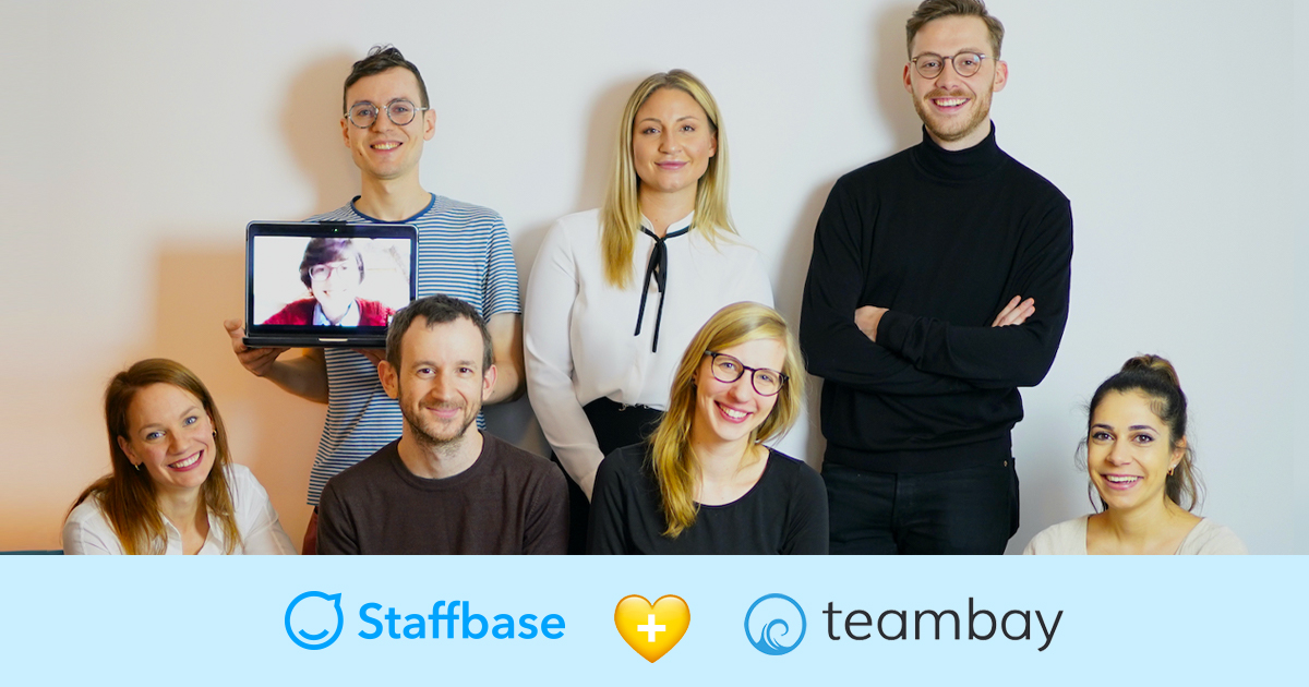 StaffbaseDACH's tweet photo. 😍 Wir haben tolle Neuigkeiten, die wir mit unserer #StaffbaseCommunity teilen wollen. Gestern bei der VOICES Konferenz #VCS20 wurde es offiziell:
✨ Staffbase übernimmt das Berliner Startup @teambayco ✨
Hier geht's zur Pressemitteilung: https://t.co/RWrwg0TE0b https://t.co/sZ9iZjcGH1