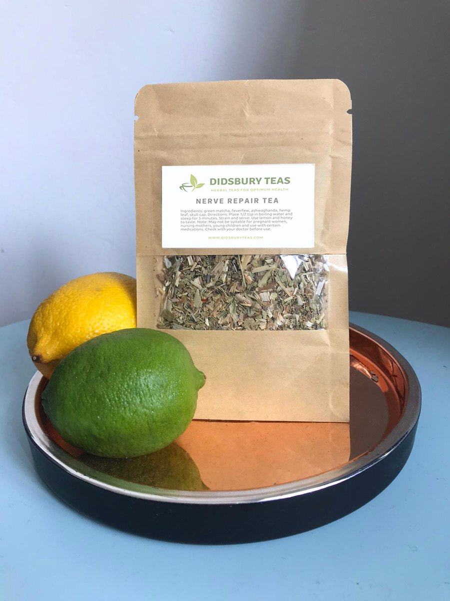 DidsburyTeas's tweet photo. Suffer from damaged nerves?

We are offering free delivery on our herbal tea blend which has amazing health benefits 😊

Trial packs are available, please visit https://t.co/khZR7FzrFm for more info ☕️🌿 https://t.co/yEl7rV9xVc