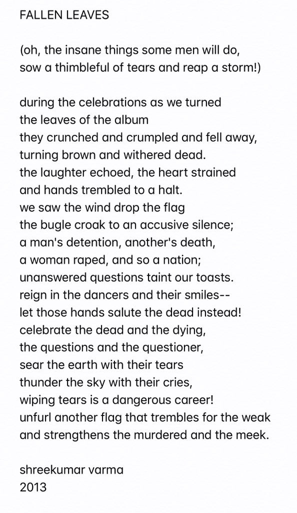 Written 2013, echoes 2020.