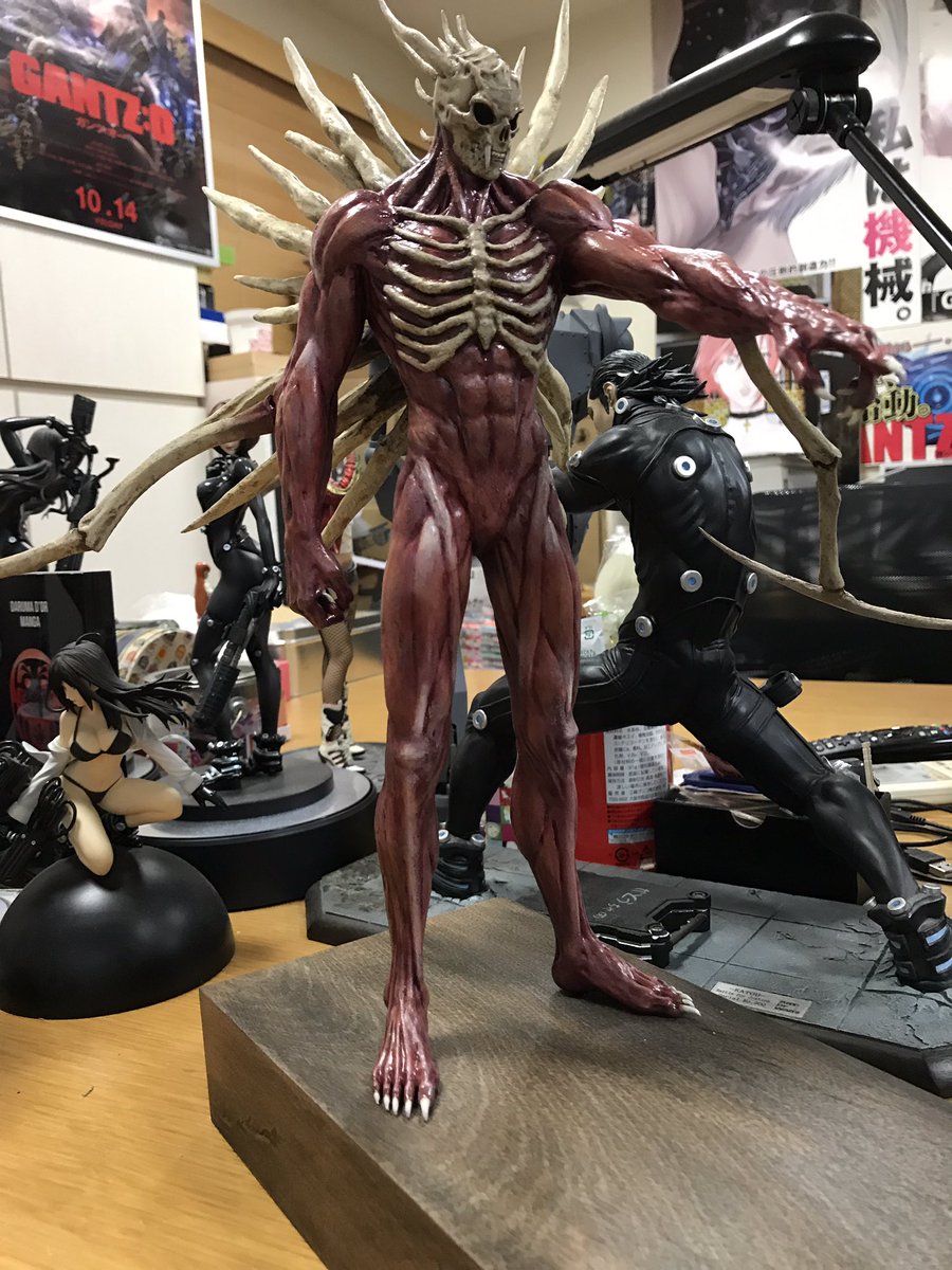 GANTZ:O P10大型 キャラファインボード 奥浩哉 ガンツ 妖怪 星人