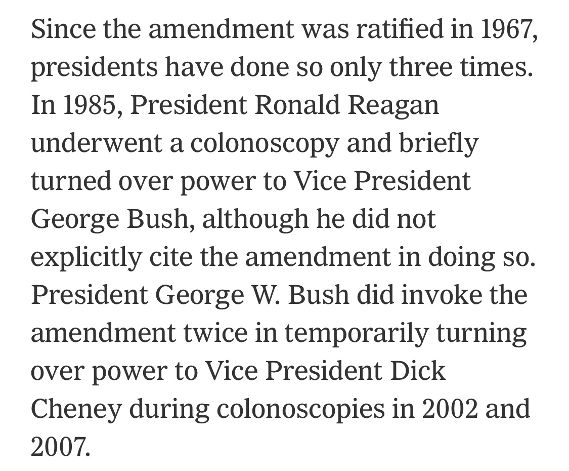 tired: principal for a day 

wired: president of the United States for the duration of a colonoscopy