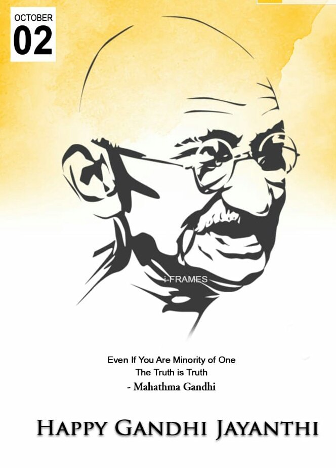 Sameer14685934's tweet photo. Even If You Are Minority Of One The Truth is Truth
   -Mahathma Gandhi
October 02
HAPPY GANDHI JAYANTHI 
#HappyGandhiJayanti https://t.co/2uh6c1Q8kQ