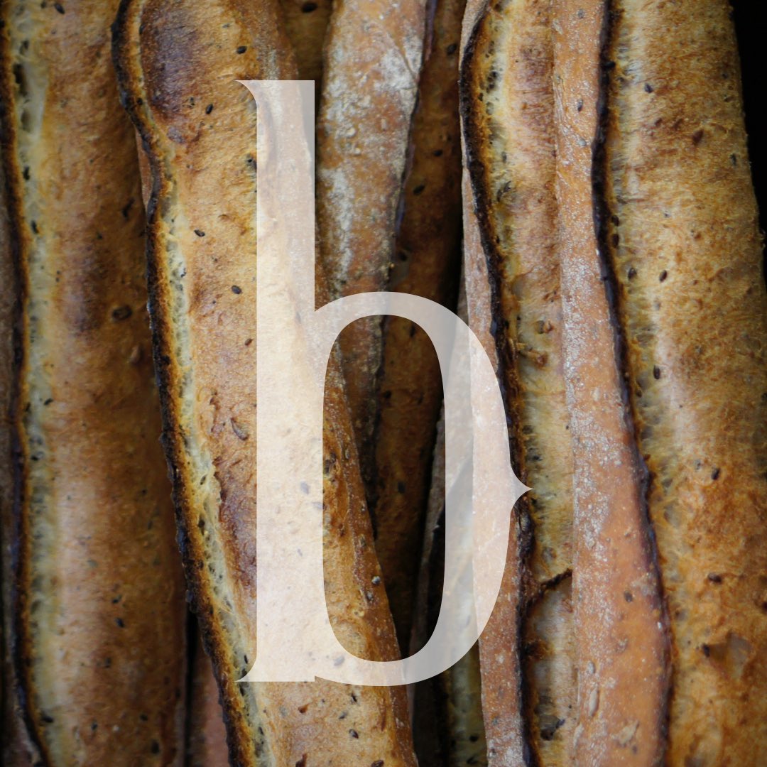 workscollective's tweet photo. B is also for baguette, fresh out of the oven and delicious. Starting on the lowercase letters for Fruterie EA. #parisinspiration #typedesign #typography #letterb https://t.co/fGJj4flOAO