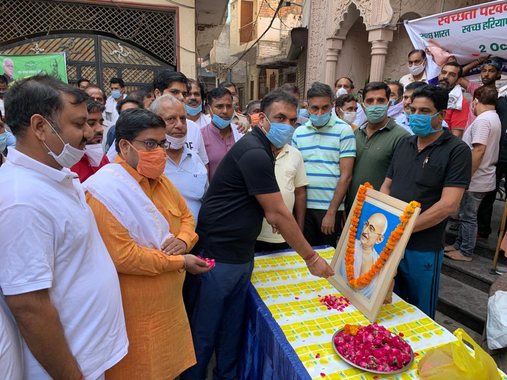 McSohna's tweet photo. 2 october gandhi jayanti swachhta pakhwada started https://t.co/e7oE9FHkZw