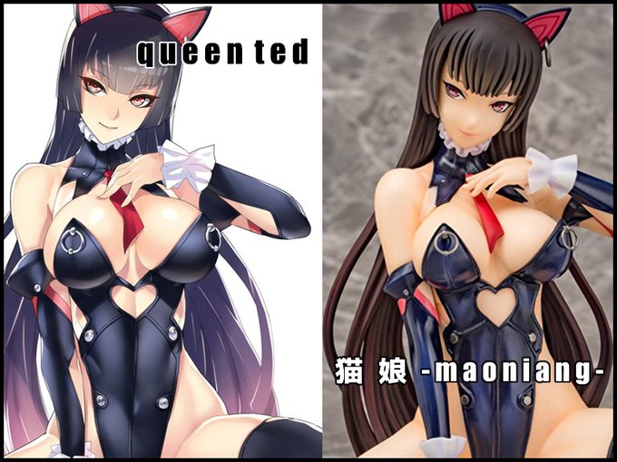 自分がデザインに参加したオリジナルフィギュア『クイーンテッド・イラストレーターコレクション 猫娘-maoniang-』 は再販決定となりました!何卒よろしくお願い致します 