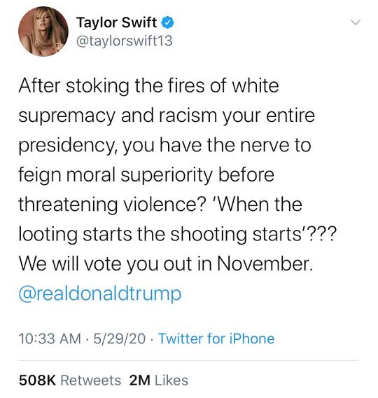 Taylor Swift Facts Dark Era On Twitter Tayvoodoo Always Wins Trumphascovid
