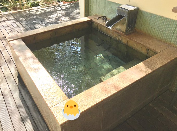 朝の露天風呂も心地よかったし、人目も無いのでのんびり浸かれて最高だった 