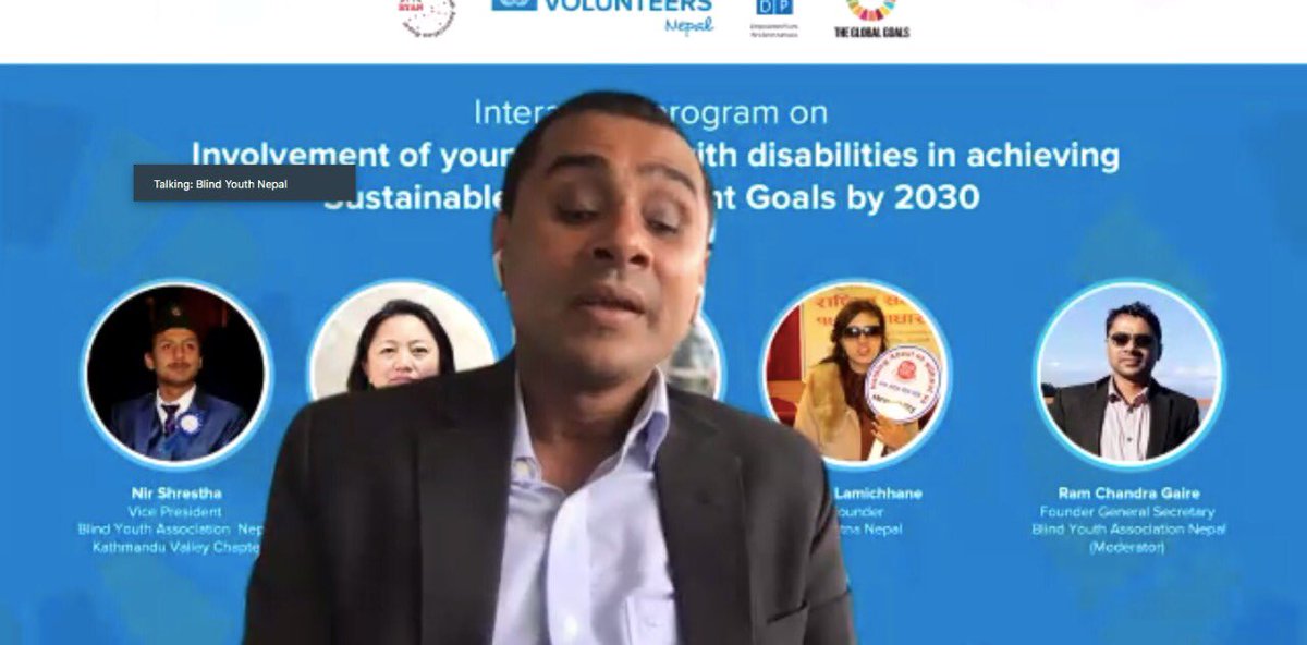 We are live! 
Interaction program on Involvement of young people with disabilities in achieving #SDGs by 2030. 
Happening now! To view live- 
bit.ly/34l6d0L
#globalgoalsweek #GlobalGoalsWeek #SDGs #meaningfulyouthparticipation #inclusion