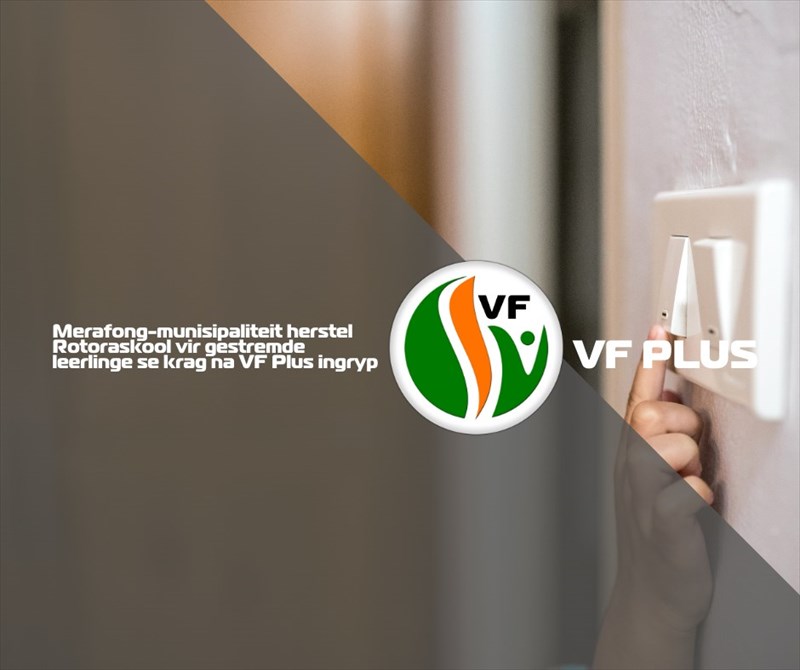 VFplusGP's tweet photo. “Die Merafong-plaaslike munisipaliteit (@MerafongLed) het vandag, na volgehoue druk van die @VFplusGP, die elektrisiteit na die #Rotora-skool vir leerlinge met spesiale onderwysbehoeftes in #Carletonville, herstel!” – MPL @Amanda_MPL
📌Artikel: https://t.co/1tbINF98LX https://t.co/7Ky4qAo3CL