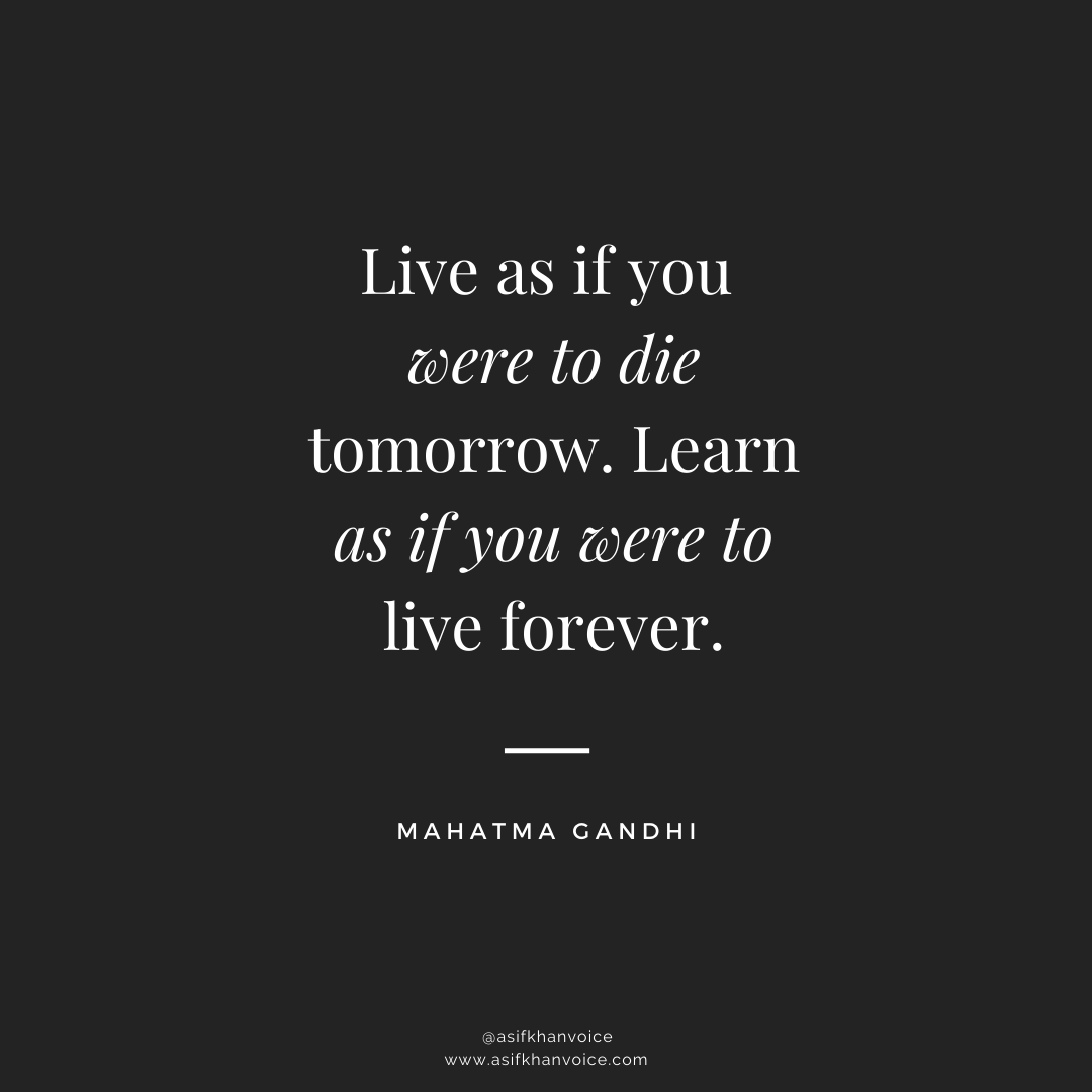 akvoiceover's tweet photo. Live as if you were to die tomorrow. Learn as if you were to live forever. #indianvoiceoverartist #voiceoverartist #voiceovertalent #asifkhanvoiceovers https://t.co/av4tGfUIw5