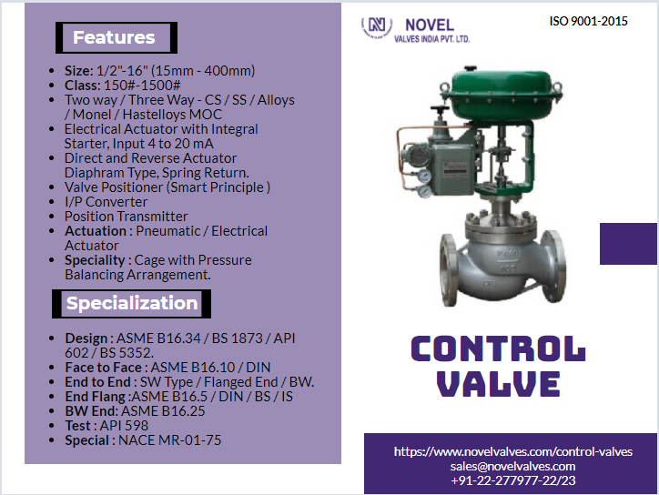 Novelvalves's tweet photo. Valve #17 Control Valve
Industrial Valve manufacturer company

for query email at: sales@novelvalves.com
https://t.co/Y0vTmG1Pby
#novelvalves #valve #valvesindia #Control #controlvalves https://t.co/xCZKgjLA8y