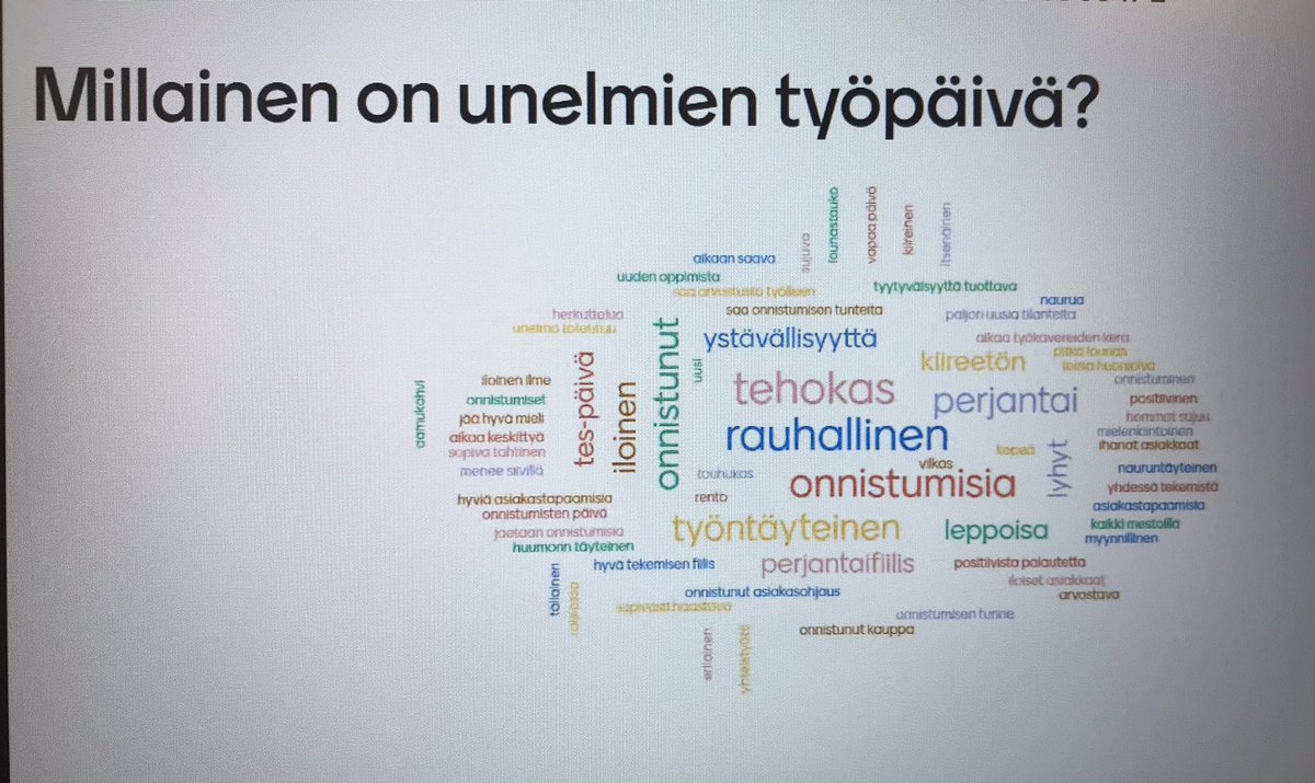 RokkaJaana's tweet photo. #unelmientyöpäivä koostuu mm. näistä asioista. #säästöpankki #liedonsp https://t.co/in5dPMWZKW