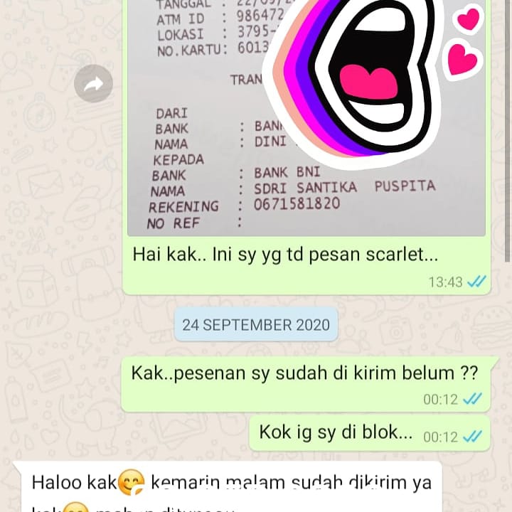 DiniCyiusss's tweet photo. Ketipu olshop abal2 di ig... Mohon bantuan na..... https://t.co/umZfP6UG27