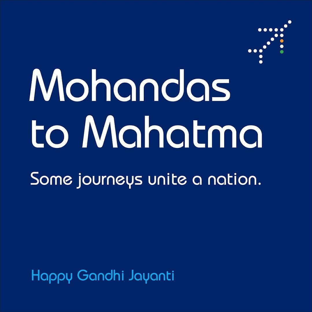 Social_Samosa's tweet photo. #CreativeThrowback - How Brands paid a symbolic tribute to Mahatma Gandhi with Chashma, Charkha, Dandi March and learnings from Bapu's life!

These creatives are from the year 2019

#OccasionSpot #GandhiJayanti #HappyGandhiJayanti https://t.co/8yhvwkpo41