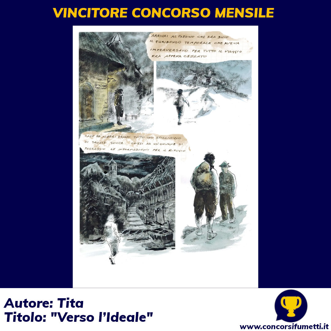 ConcorsiFumetti's tweet photo. Il vincitore della Settima Edizione del Concorso Mensile รจ l'autore Tita con "Verso l'Ideale" ๐
https://t.co/ohdvf4ZSz1
#concorsifumetti #concorsofumetto #fumetti #fumetto https://t.co/L2aRKWjXND