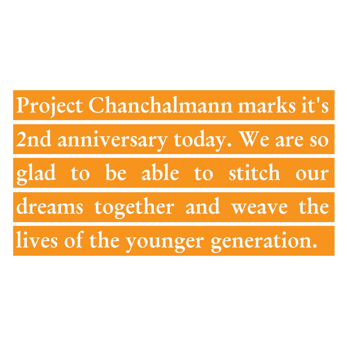 PranganF's tweet photo. 2nd of October marks the second year anniversary of Project Chanchalmann. The journey that was just a mere idea of a group of friends, slowly turned into an action plan and took a beautiful turn to become reality.
#prangan #pranganfoundation #success #successfulyears https://t.co/ZZ8J7Skh8g