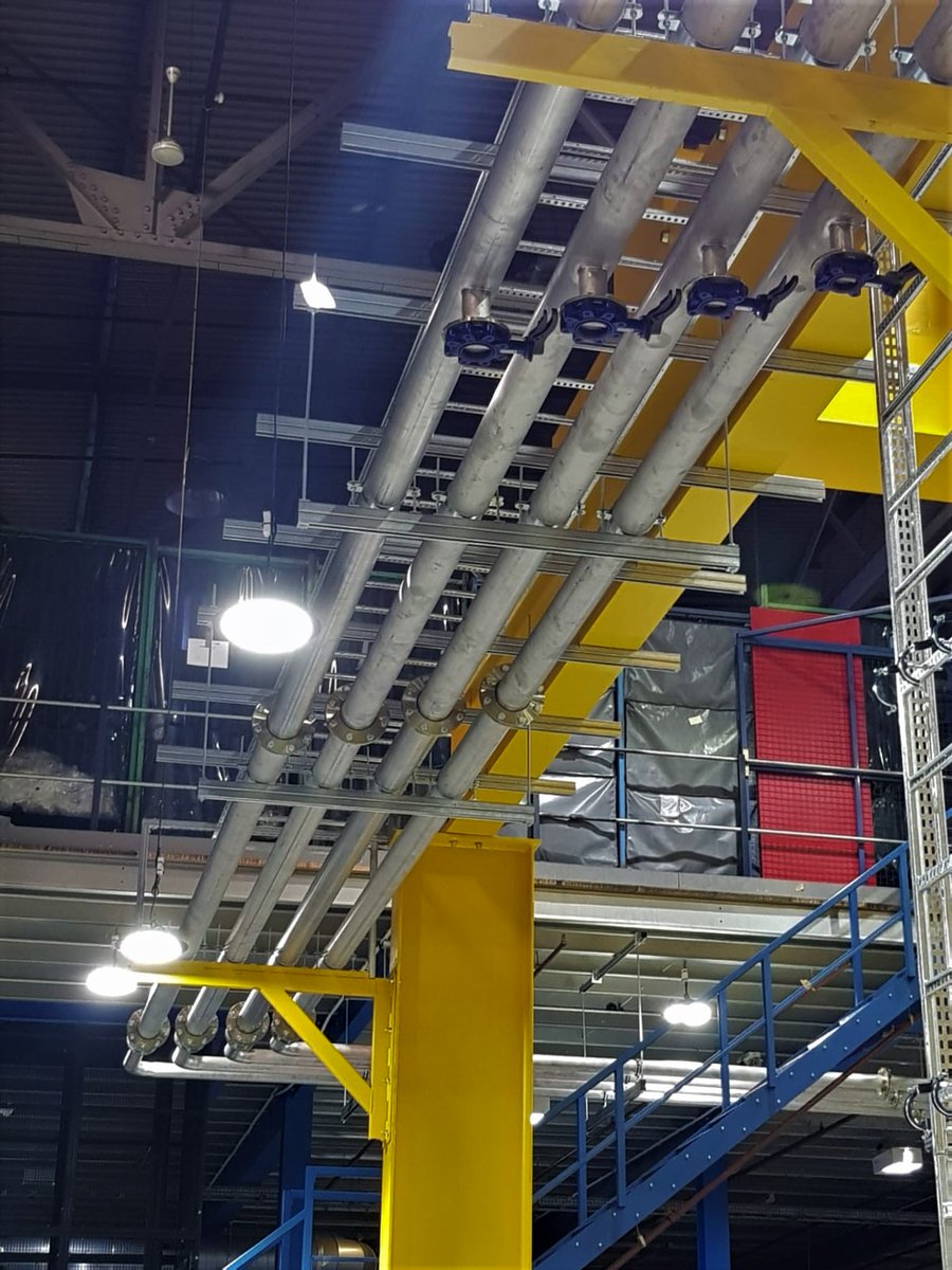 ENCO Ltd complete an extension of an existing chilled water ring main, to provide cooling water to new machinery at low level.

For any enquiries please contact us via the below. 

📞 01422 379991
📩 enquiries@encoltd.co.uk 

#Pipework #WestYorkshire #Installation #Fabrication