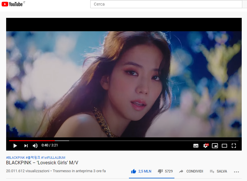 #BLACKPINK "Lovesick Girls" MV has surpassed 20M views on Youtube in just 3 hours and 30 minutes. 🚀🚀🚀😱😱😱

#LovesickGirls #THEALBUM