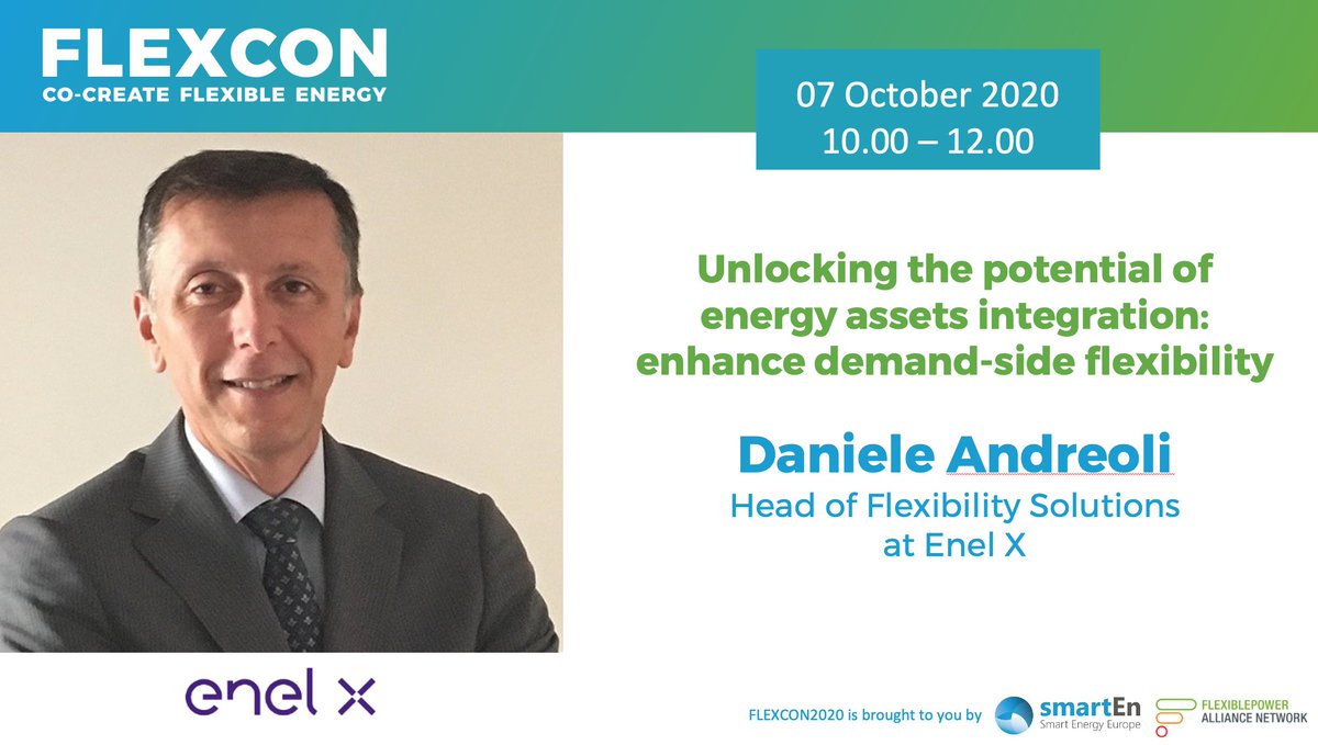 FlexibleEnergy's tweet image. #EnelX on "Virtual Power Plants” #VPPs : regulating  #DistributedEnergyResource assets in a community.

Join mr Andreoli on lnkd.in/exYgs88 and register  lnkd.in/e72VBKY

#demandresponse #flexibility #VPP

@EnelGroup @EnelGroupIT @EnelXGlobal