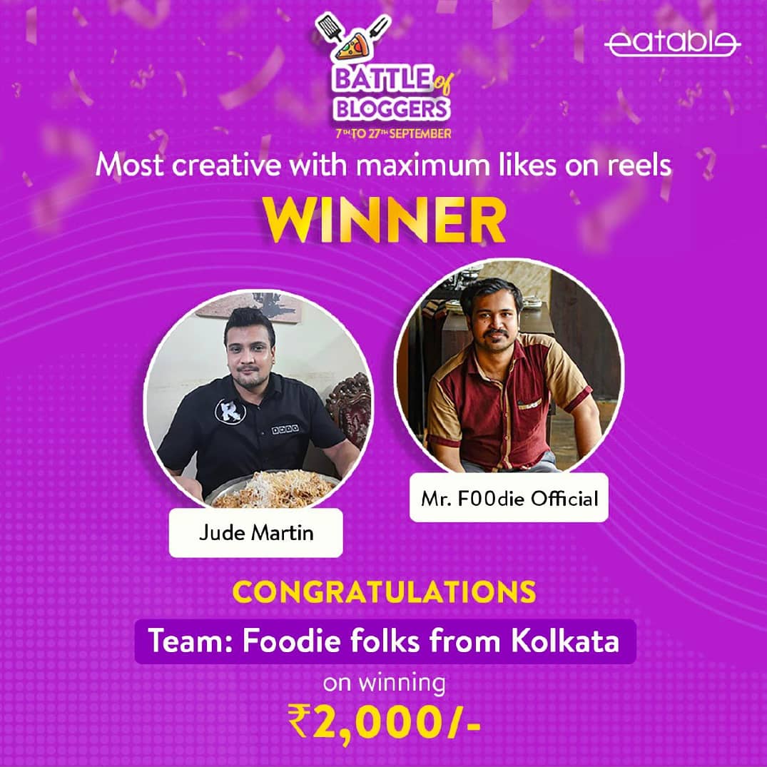explorex_inc's tweet photo. Weβve seen some absolutely scintillating competition between our contestants over the last month and we are super excited to present in front of you our surprise rewards winners. ππ#BattleofBloggers #Eatable
#food #winners #win #friday #giveaway #Mumbai #Kolkata #Delhi #foodies https://t.co/sNjmJyRcJ5