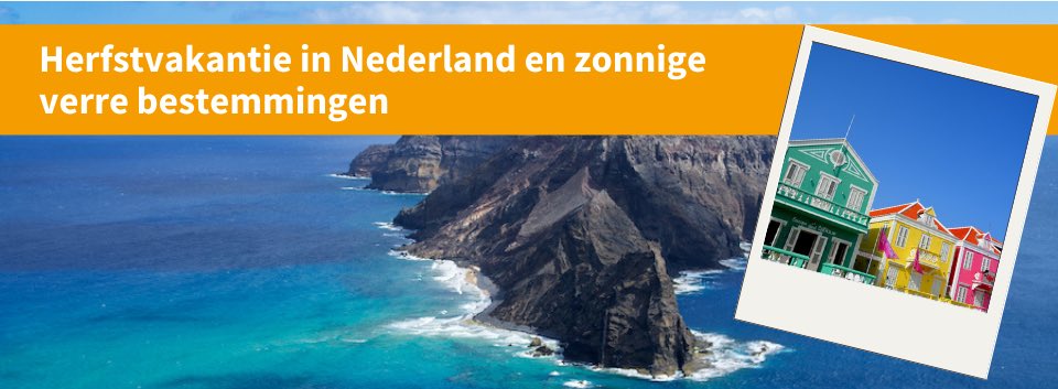 Het is bijna herfstvakantie.Voor een zonnige vakantie in het buitenland zijn de mogelijkheden beperkt maar je kan ook in ons mooie Nederland vakantie vieren. In mijn nieuwsbrief enkele suggesties. bit.ly/StaycationAutu…