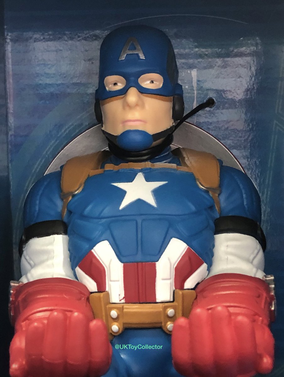UKToyCollector's tweet photo. The fantastic new #CaptainAmerica controller/device holder by @EXGPro has landed in stores. I spotted this one @SmythsToysUK
I love it! #TheCableGuys produce some fantastic looking Phone/Controller holders.
#TheAvengers
#GamerVerse
#Marvel
#EXGPro
@AskSmythsToys
#SmythsToys https://t.co/XxjLv6udSo