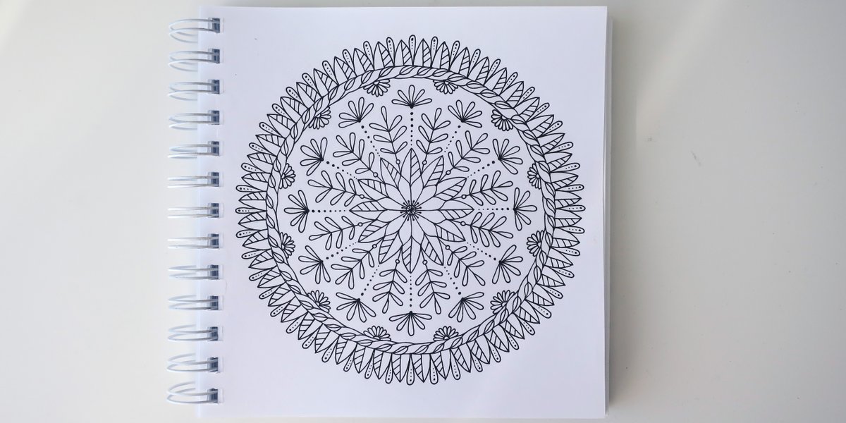 ZColoring's tweet image. Sketchbook 2, p. 8 
#mandala #zentanglepattern #handdrawn #doodle #zentangle