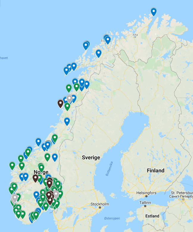 MariusHelgaa's tweet photo. Da har jeg plottet alle baner, store som små; gress, plast, grus som er twitret #stadionhjerte inn i et kart!
Sjekk om ditt lokale stadion er der, hvis ikke, ta en tur i helga og knips et par bilder, så legger jeg lenke i kartet:

https://t.co/gRyy2A29co

#fotball #stadionhjerte https://t.co/sA5fAB5XjO