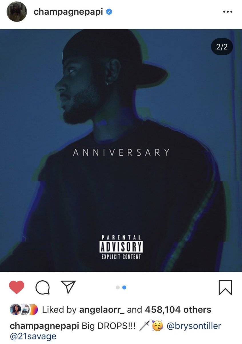 “the recognition from drizzy alone. i remember when they slept on me” #HappyAnniversary