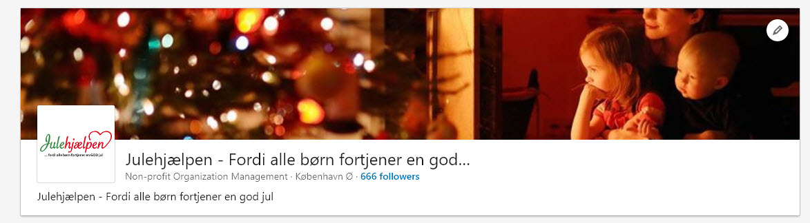 lechart's tweet image. Er der ikke et par venlige sjæle på Twitter der vil hjælpe os på julehjælpen.dk - vi har et ret uheldigt antal følgere på vores LI profil. Følg os, og hjælp i det hele taget den gode sag #julehjælpen #frivilligtarbejde #666 linkedin.com/company/julehj…