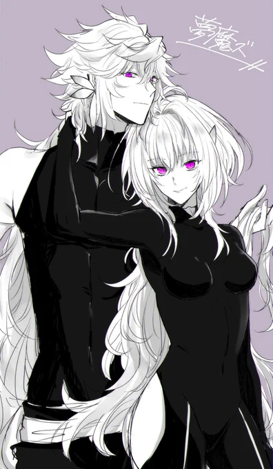 夢魔ズ2人とも中に着てるやつエチでは???って言う絵 