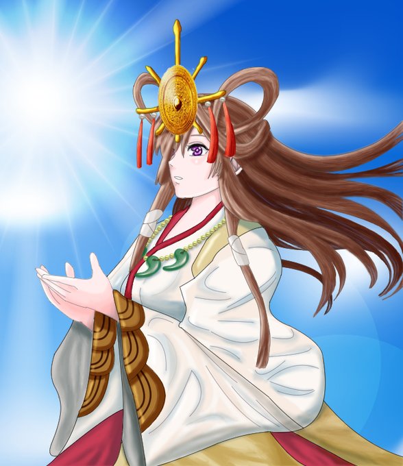太陽神アマテラスのtwitterイラスト検索結果