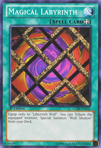 Day 56: "Labyrinth Wall"Couldn't spell Labyrinth as a kid so maze will do.Think I was going for a mix of "Labyrinth Wall" & "Magical Labyrinth" because it wasn't clear how they worked in the show.Think this was my favourite duel in duelist kingdom even if it did make no sense.