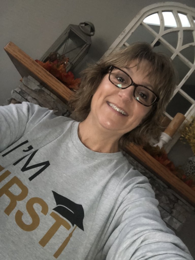esusac_kathy's tweet image. Happy First Gen First Friday @emporiastate @esufirstgen  We still have some shirts left if you want one!! #iamfirst