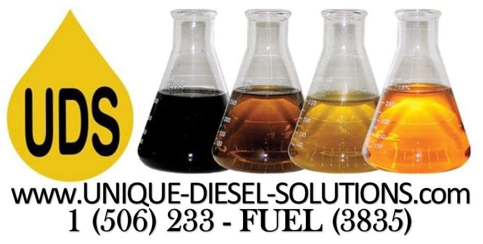 #Fuel #maintenance is critical this time of year. Contact UDS for all fuel maintenance requirements!

Fuel testing, fuel polishing and tank cleaning. Ensure you have power when you need it most!

UNIQUE-DIESEL-SOLUTIONS.com
1 (506) 233-3835