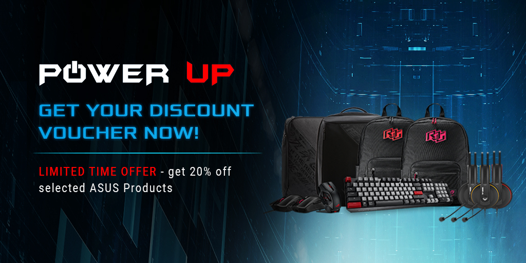 ASUS_ROGUK's tweet photo. What better time to upgrade then  after you get paid😉

You can get exclusive payday offers every month with ASUS Power Up!

All you need to do is register to receive a voucher, valid for use in ASUS store!

https://t.co/aWDL366jbV https://t.co/FxUAdwHeLz