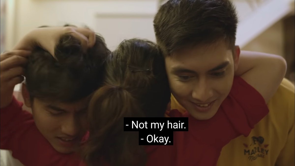  #GayaSaPelikulaEp02 Oh gosh im Vlad in real life!!! Haha i mean, not our hair!!! Or we fite!! 