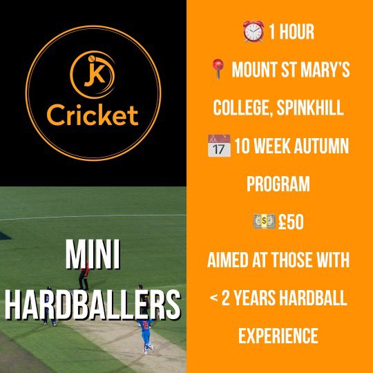 Still a few places remaining on our Mini Hardballers autumn program. @GCCCofficial @WhitwellCricket @StaveleyWelfare @HundallCC @Cutthorpe_CC @EckingtonCC #cricket #northderbyshire